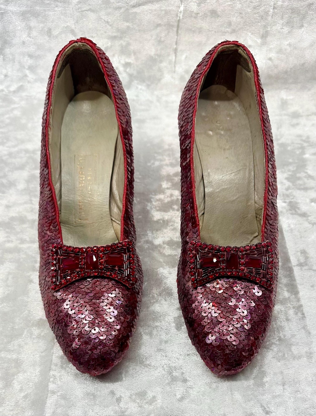 Wizard of Oz Replica Aged Ruby Slippers - Etsy