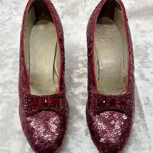 Wizard of Oz Replica Aged Ruby Slippers