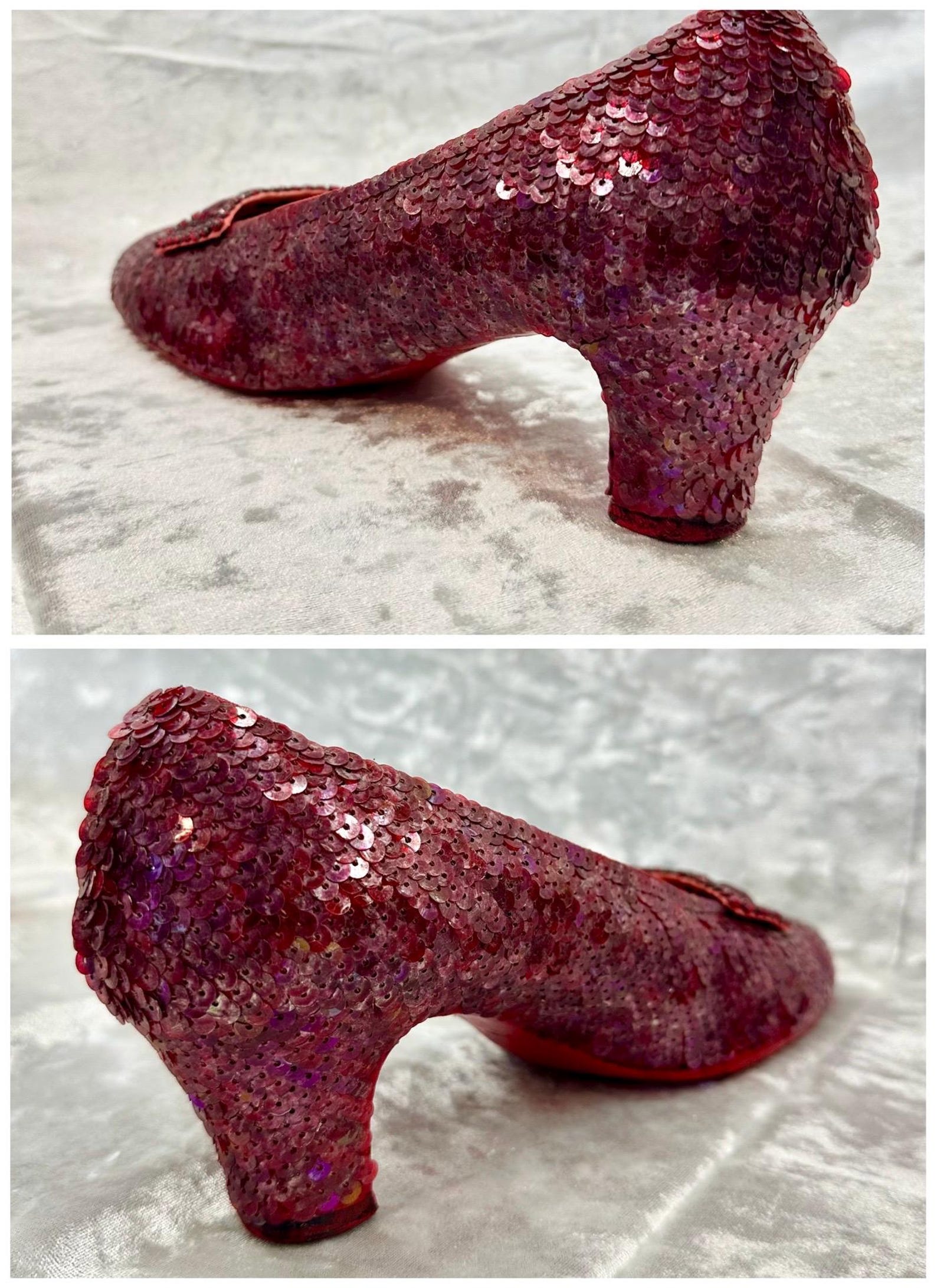 Wizard of Oz Replica Aged Ruby Slippers - Etsy