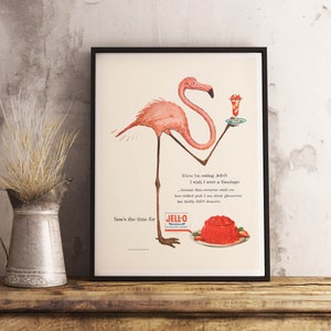 Jello Digitales Food&Drink Poster - Bar Dekor - Hohe Qualität - Café Tapete - Raumdekor - Antikes Poster - Wand Kunstdruck