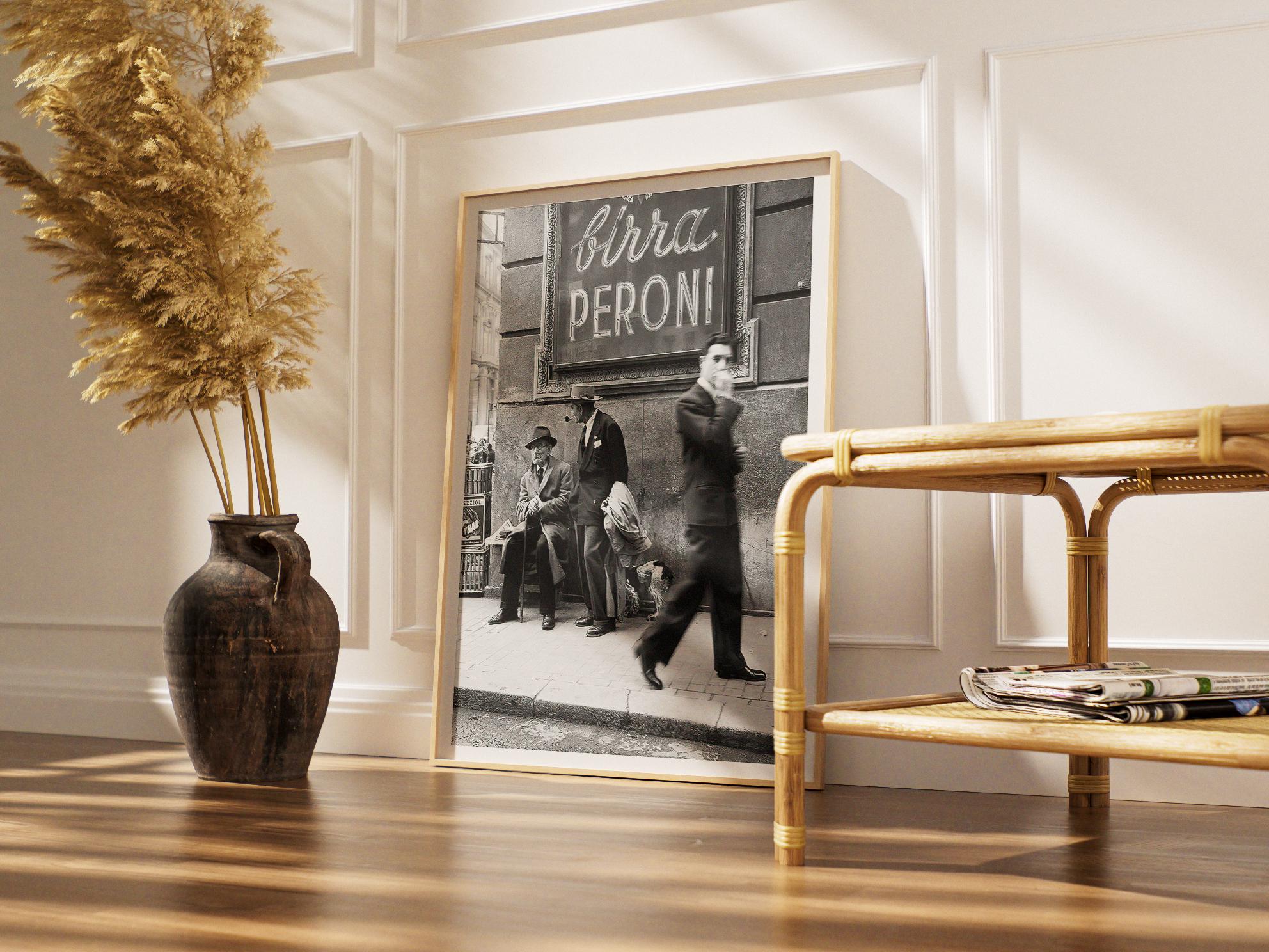 イタリア・ナポリの街角の男性たち プリント - デジタルヴィンテージ