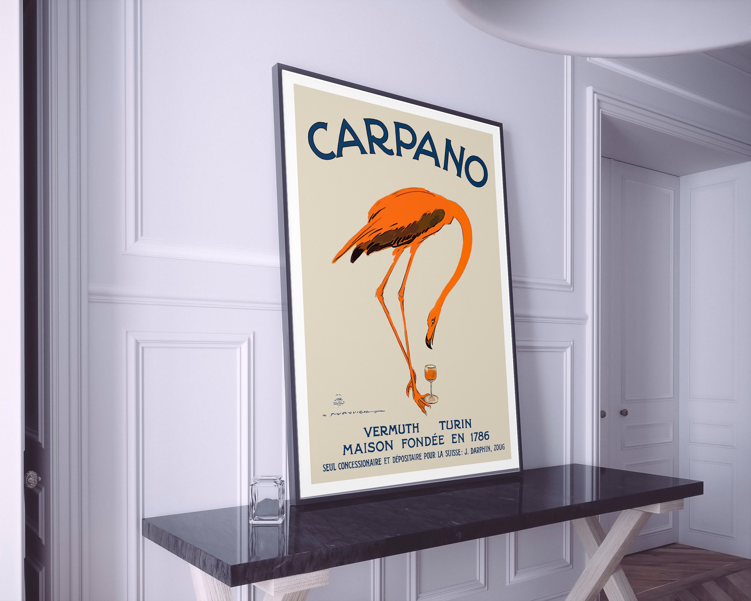 Targa In Latta Retrò 20x30 Cm 'Be A Flamingo In A Flock Of Pigeons' - Decorazione Da Parete Per Pub, Bar, Soggiorno, Casa, Stile Vintage
