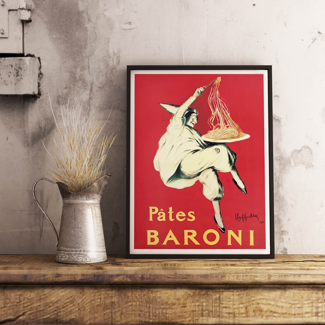 Pates Baroni Vintage Poster by Cappiello Food&drink Poster Bar