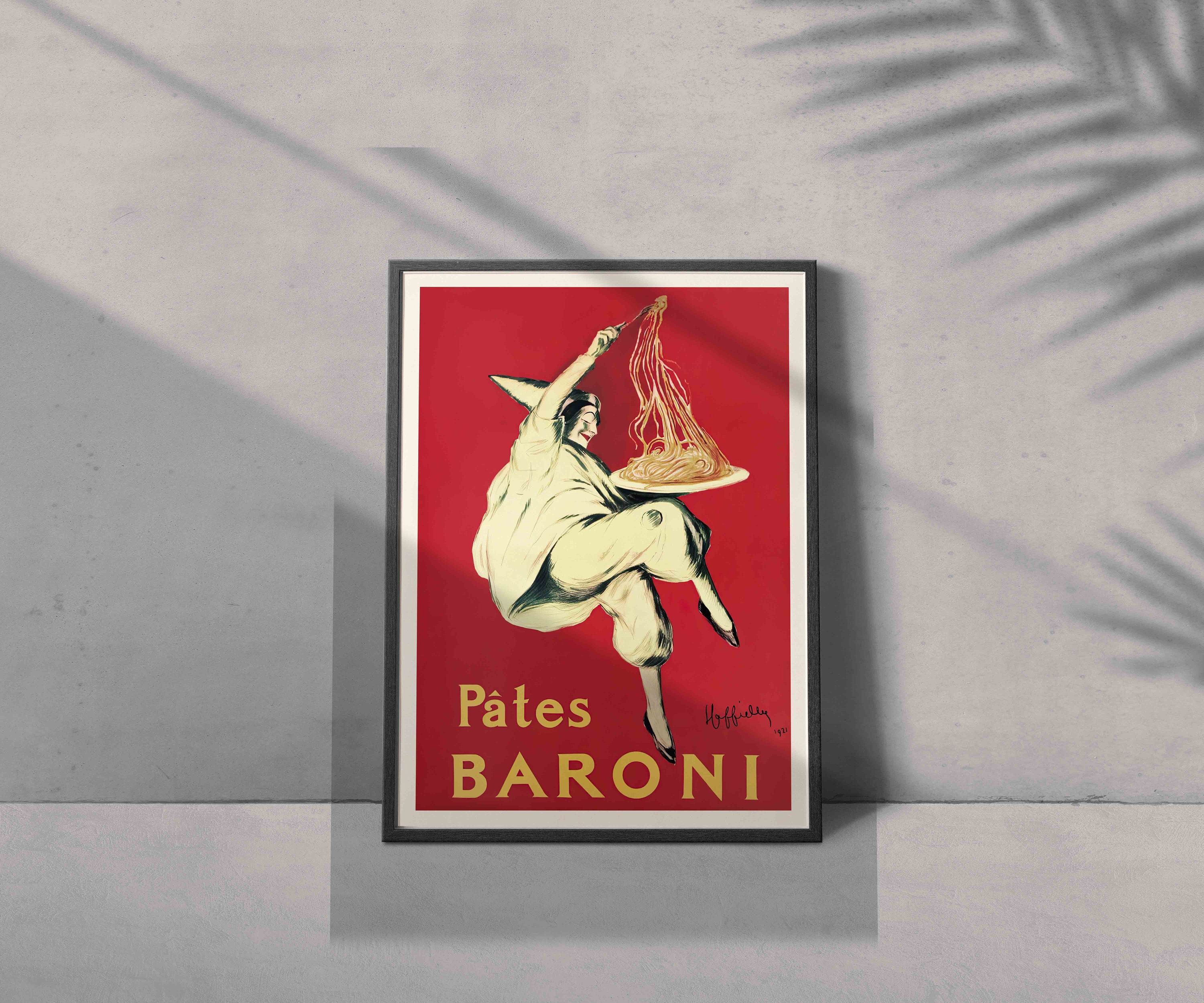 Pates Baroni Vintage Poster by Cappiello Food&drink Poster Bar