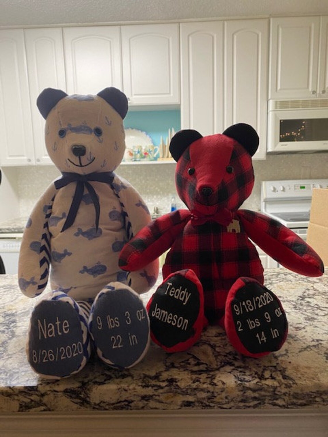 memory bear weight and height