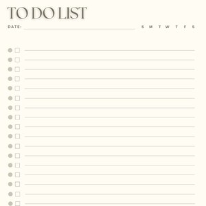 May include: A white to-do list with a gray border and a gray monstera leaf illustration. The list has a date field, a day of the week header, and a section for tasks with checkboxes and circles. The list also has a section for task status with checkboxes labeled "To Start", "OK", "Delay", "Stuck", and "Cancel".