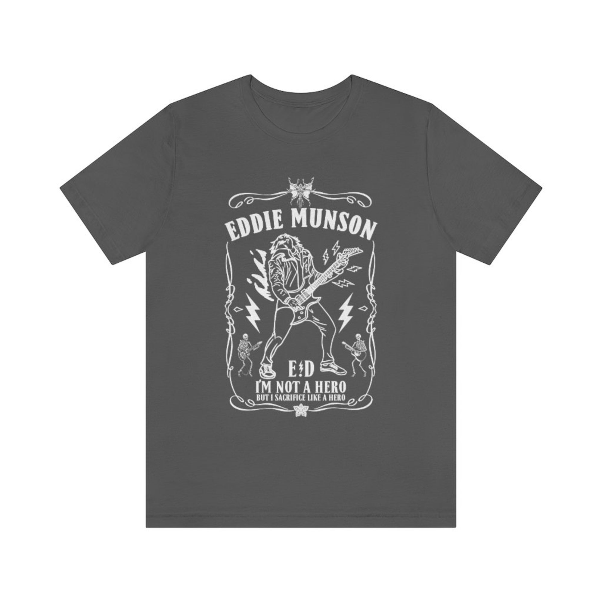 Discover Eddie Guitar T Shirt, Stranger Things T Shirt