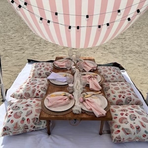 Mesa de madera plegable hecha a mano de 28 x 60 pulgadas (alto x alto): 13 pulgadas, mesa de camping, mesa de picnic, mesa portátil, mesa bohemia, mesa de patio, mesa plegable