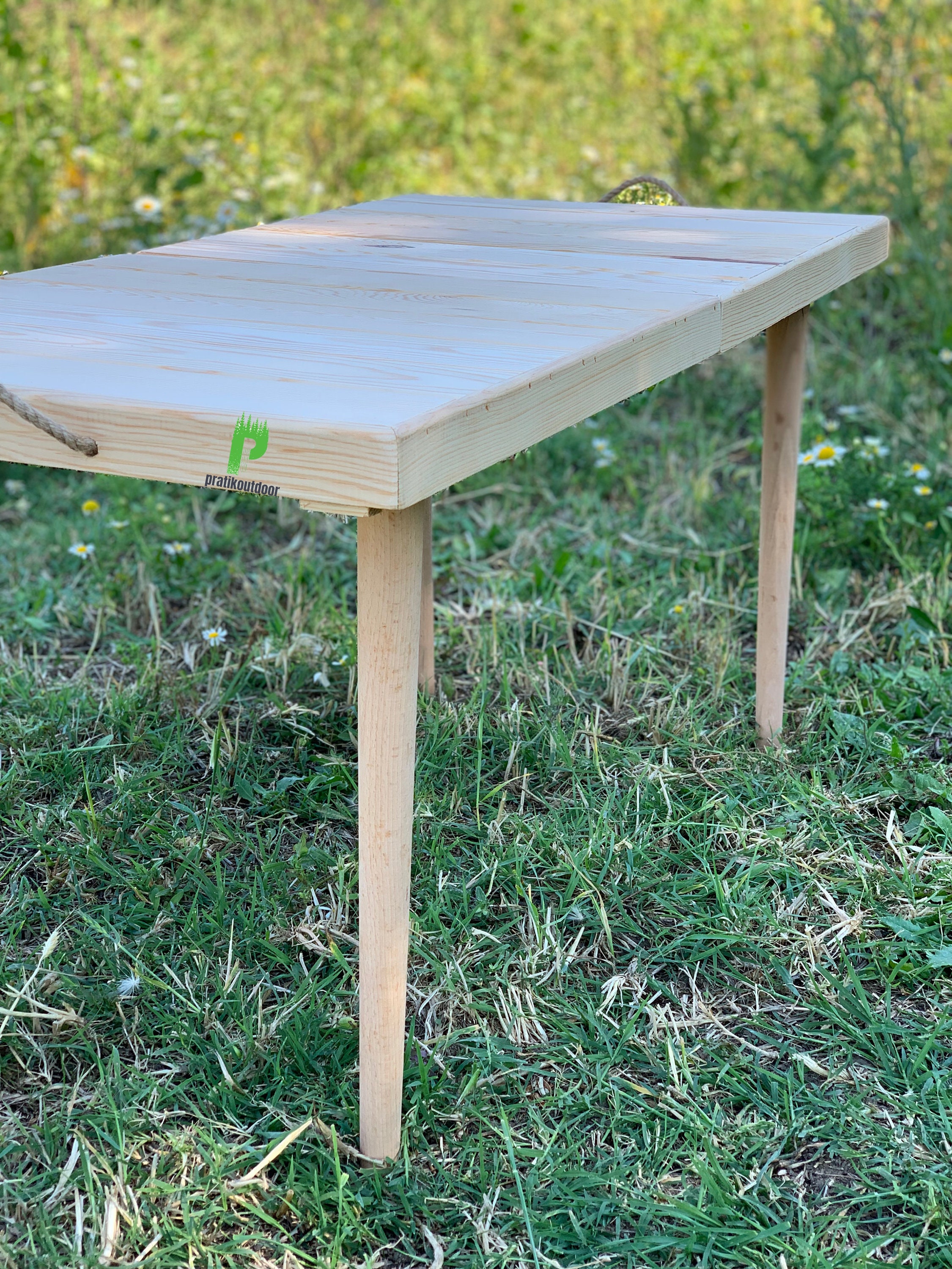 Handgefertigter Klapptisch aus Holz Campingtisch | Etsy