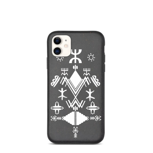 amazigh tifinagh design Biodegradable phone case