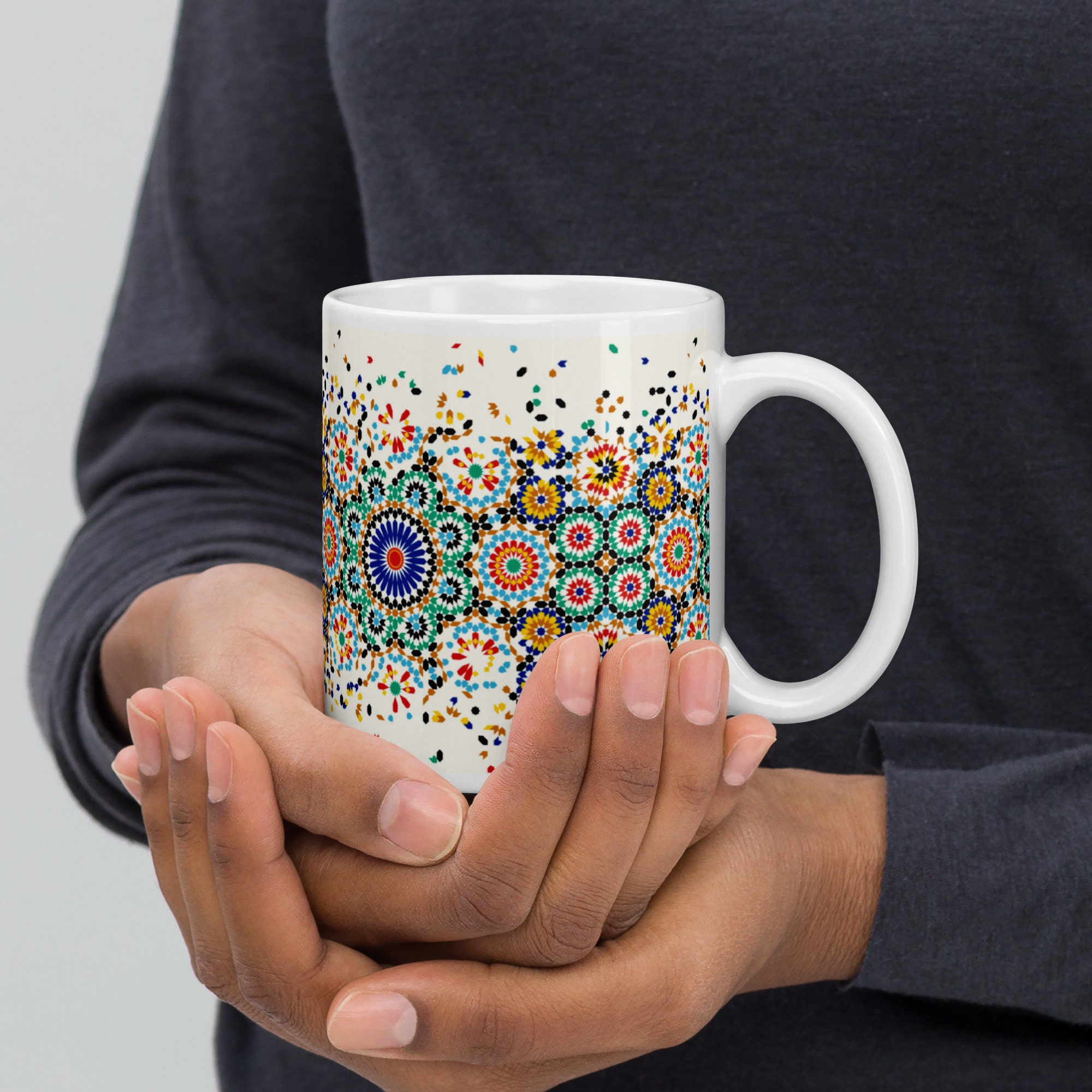 Mug Marocain Traditional Motifs