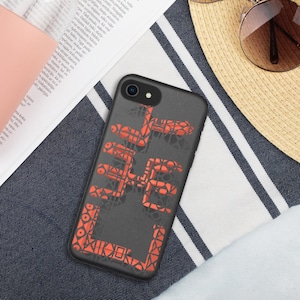 Funda de teléfono biodegradable Amazigh Tifinagh Kabyle