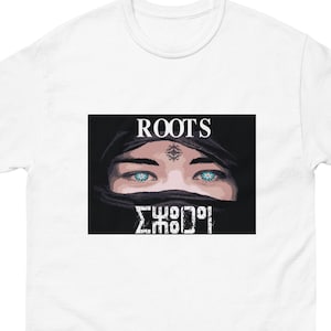 Camiseta algodón amazigh tatuaje bereber tifinagh