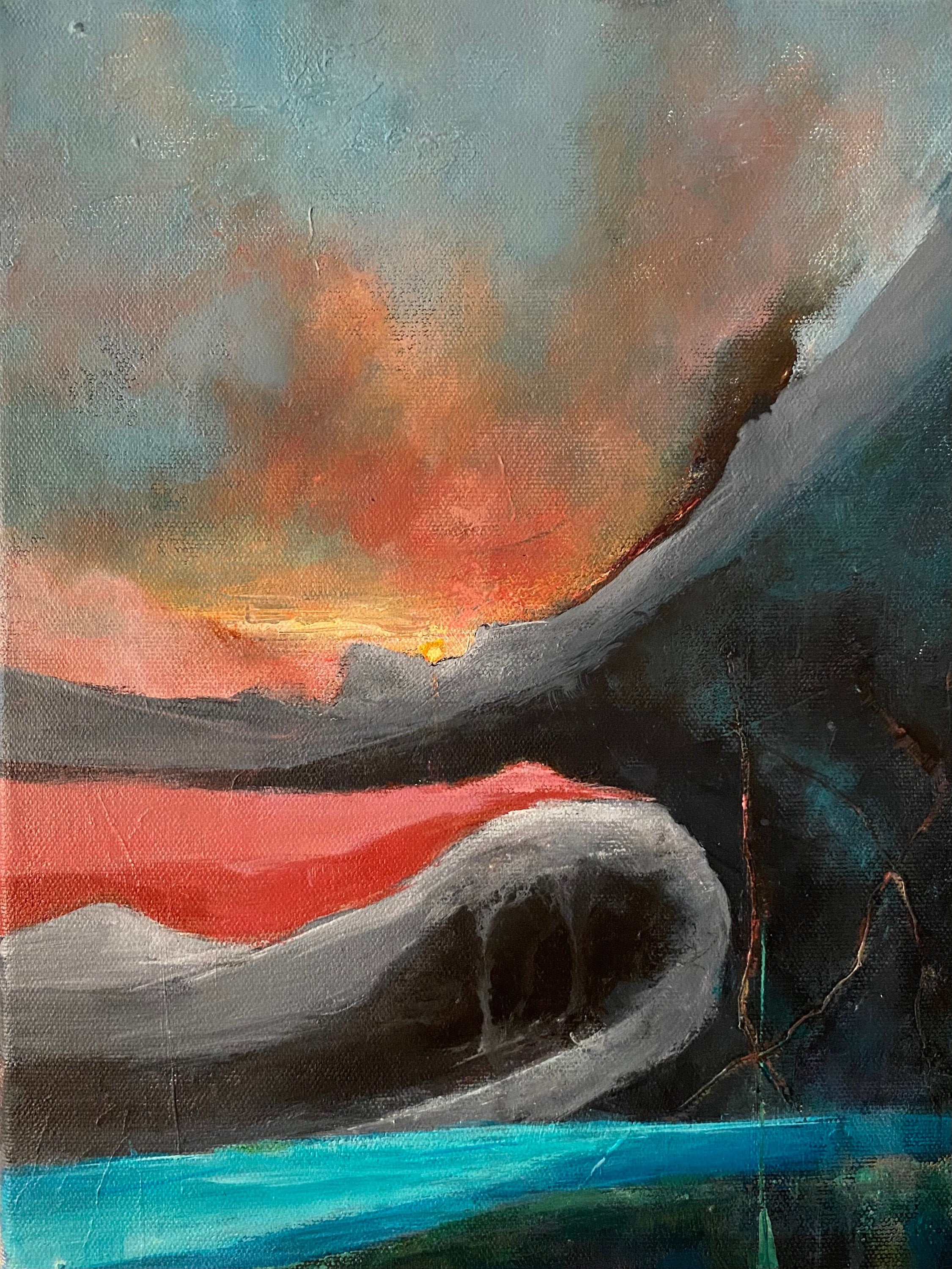 Pazifik Nordwest inspiriertes abstraktes Gemälde | Etsy