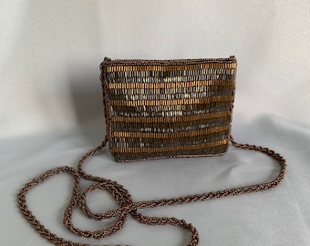 Borsa vintage con perline