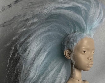 Mohair Popovy doll wig