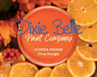 FLORIDA ORANGE - Dixie Belle Chalk Mineral Paint - True Orange - Furniture Paint