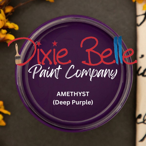AMETHYST - Dixie Belle Chalk Mineral Paint - Purple Paint - Furniture Paint