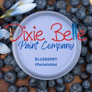BLUEBERRY - Periwinkle Blue - Dixie Belle Chalk Mineral Paint - Light Blue - Furniture Paint