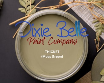 THICKET - Dixie Belle Chalk Mineral Paint - Moss Green - Furniture Paint - Southern Roots Collection