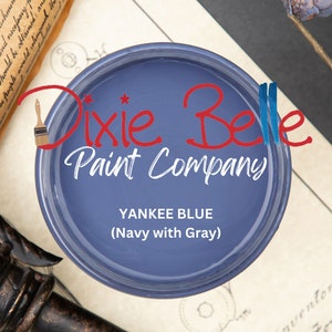 YANKEE BLUE - Dixie Belle Chalk Mineral Paint - Soft Navy - Furniture Paint