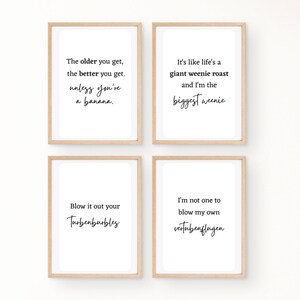 Golden Girls Set of 4 Rose Quotes | Rose Nylund Quotes | Rose Nylund | Golden Girls Decor | Golden Girls Printable | St. Olaf Stories