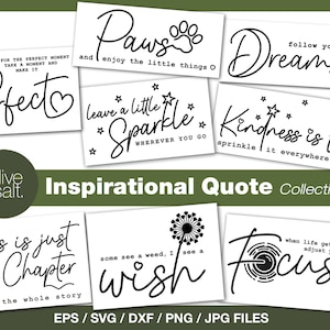 pacchetto SVG motivazionale, pacchetto SVG ispiratore, SVG motivazionale, SVG positivo, SVG ispiratore, pacchetto SVG Tshirt, Tshirt citazione SVG