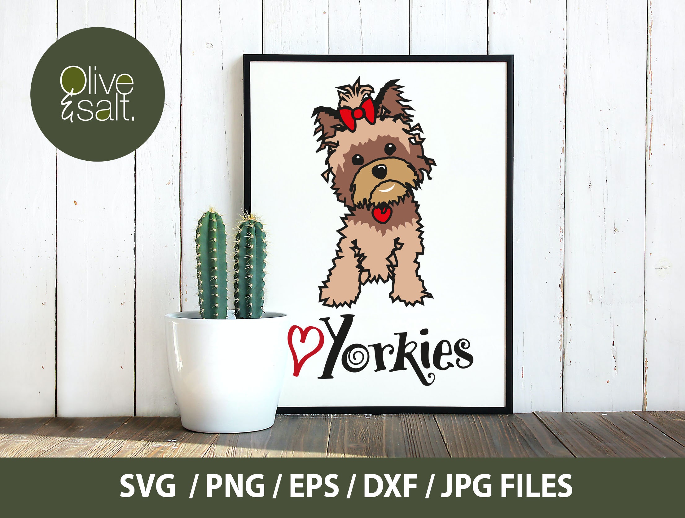 Yorkie Svg File Yorkie Svg, Dog Bundle Svg, Yorkshire Terrier Clipart, Yorkie ...