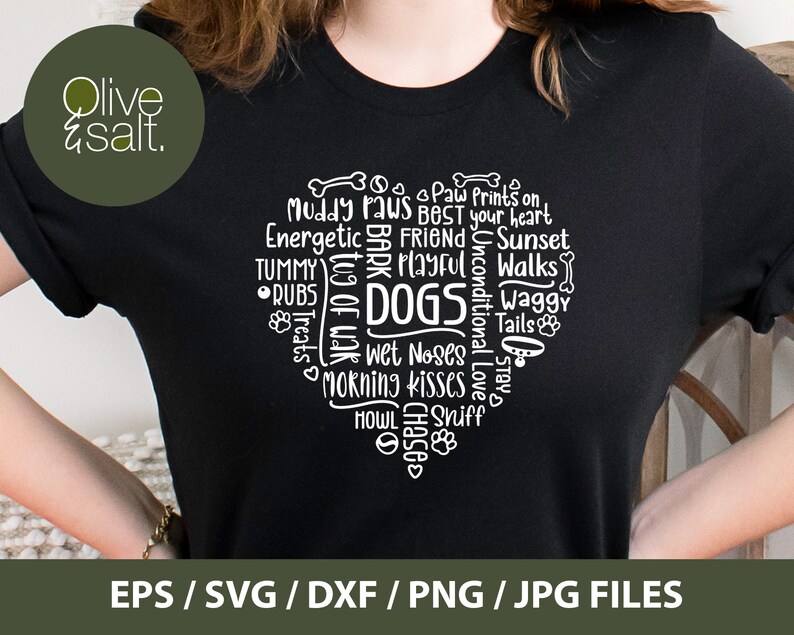 Dog Mom SVG, word art svg, dog lover svg, heart svg, Dog mom shirt svg, dog waterslide svg, Dog pillow svg, dog mom sublimation, dog mug svg image 6