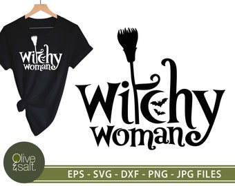 Witch svg, Witchy woman svg, halloween svg, witch vibes svg, witch shirt svg, halloween mug svg, broomstick svg, halloween quote svg