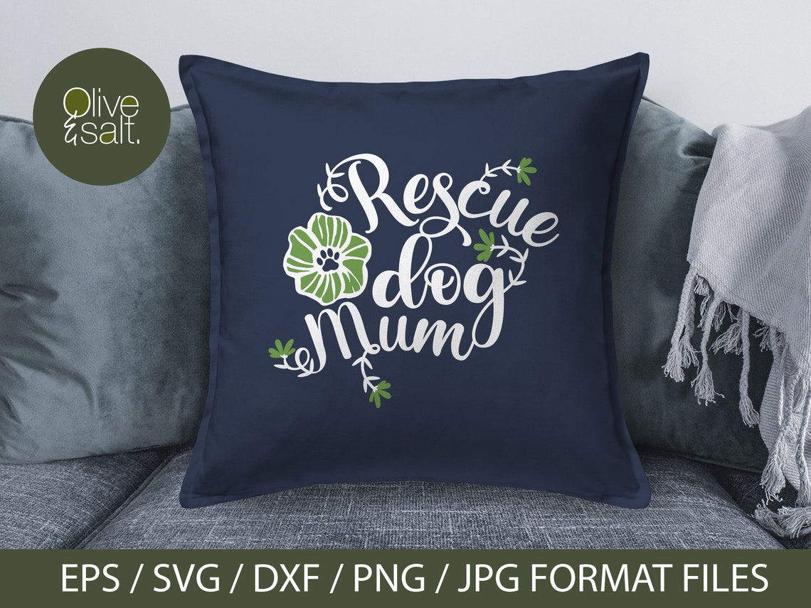 Download Rescue dog svg Dog mom svg Rescue mom svg Dog mom shirt | Etsy