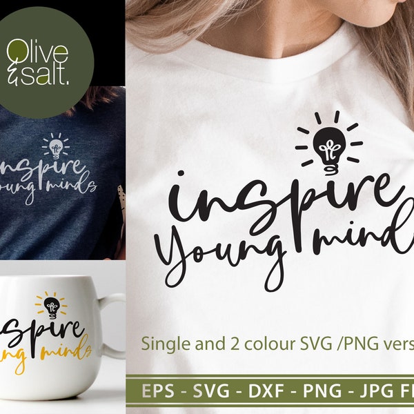 Inspire svg, It takes a big heart svg, teaching svg, motivational svg, inspirational svg, light bulb svg, teacher quote svg, teacher mug svg