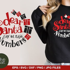 Lustige Weihnachts sVG, Dear Santa SVG, Dear Santa can we negotiate SVG, Weihnachtsshirt svg, Weihnachtstasse svg, dear santa sublimation