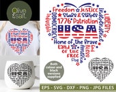 4th of July SVG, fourth of july svg, patriotic svg, love america svg, memorial day svg, USA shirt svg, word art svg, 4th of july sublimation