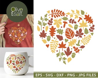 Otoño svg, hojas de otoño svg, amor otoño svg, camisa de otoño svg, acción de gracias svg, otoño svg, otoño corazón svg, hoja corazón svg, taza de otoño svg, png