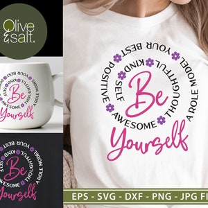 Wees jezelf svg, be you svg, self love svg, positive svg, inspirational shirt svg, motivational svg, inspirational svg, mug svg