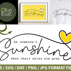 Bądź czyimś słońcem svg, lato svg, słońce svg, motywujący cytat svg, inspirujący cytat svg, lato svg, witaj lato svg