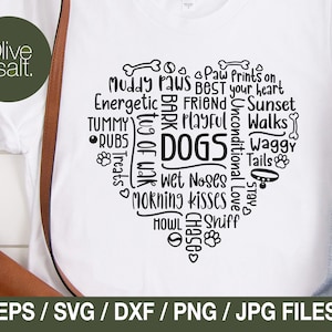 Dog Mom SVG, word art svg, dog lover svg, heart svg, Dog mom shirt svg, dog waterslide svg, Dog pillow svg, dog mom sublimation, dog mug svg image 7