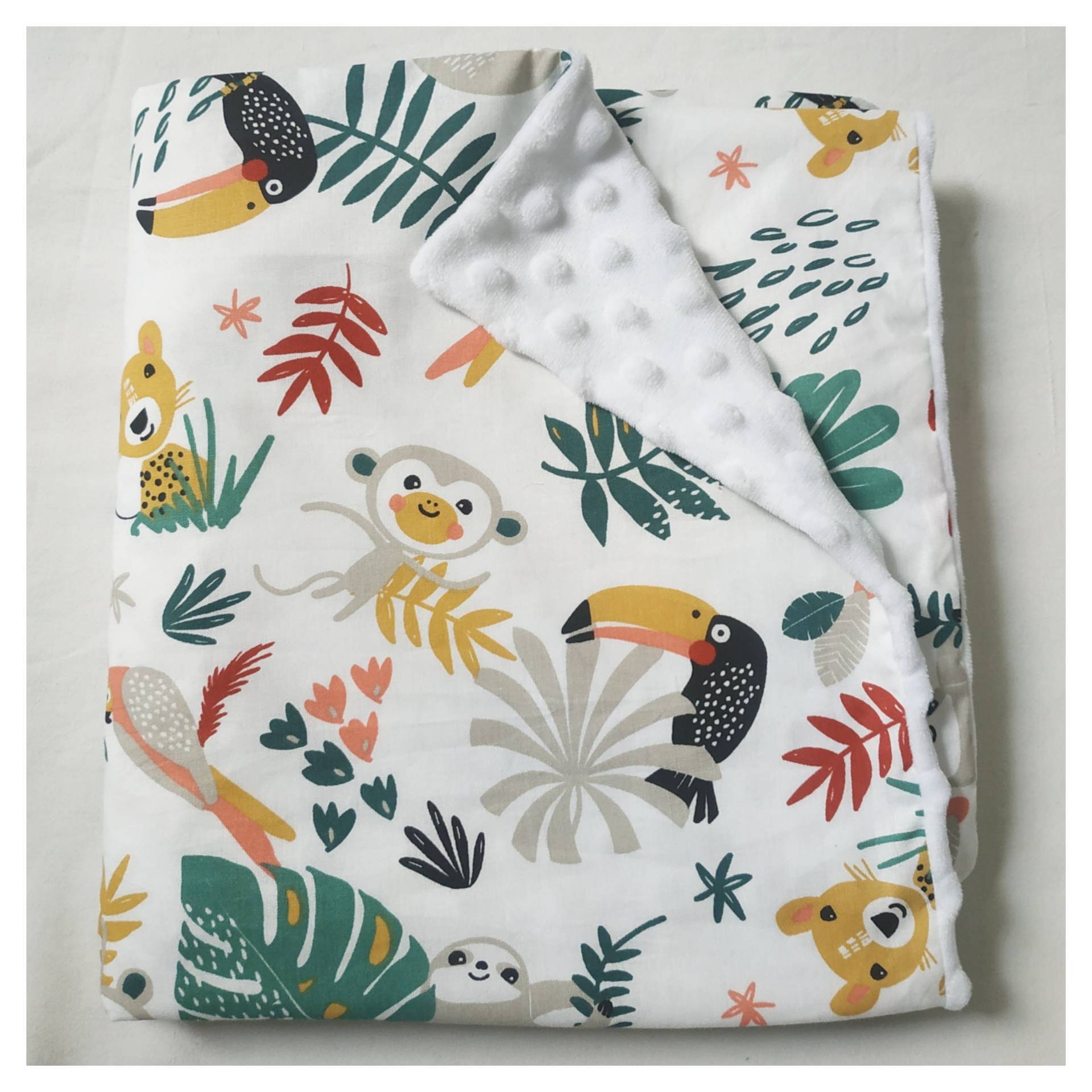 Couverture Bébé Motif Jungle