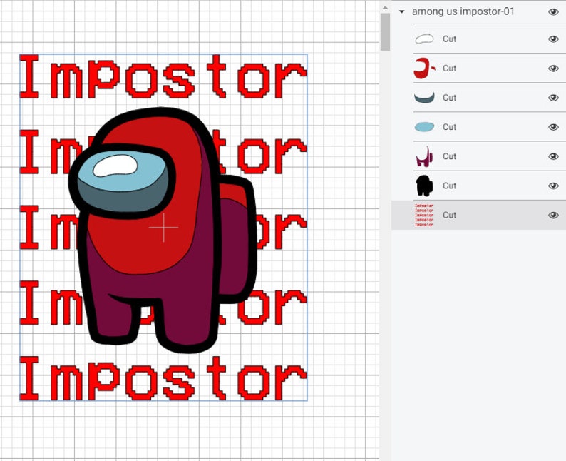 Download Among Us Impostor Svg Easy Layer Among Us Svg Gamer Gift ...