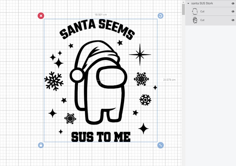 Download Santa Among us SVG christmas santa seems among us santa | Etsy