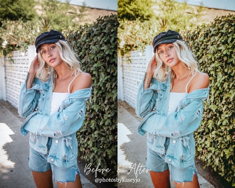 5 That Girl Mobile Lightroom Presets, Natural Photo Filter Instagram Bloggers, Bright Colorful Presets for Influencers image 2