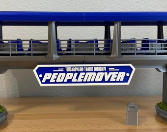 Peoplemover (Tomorrowland Transit Authority) Scale-Modell mit funktionierenden LED-Lichtern und vollem Soundtrack! Video ansehen!