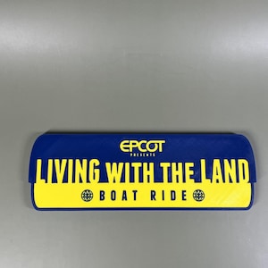 Epcot Leben mit dem Landzeichen - Perfektes Disney Dekor für Fans