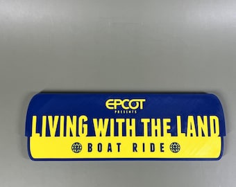 Epcot Living With the Land Sign - Perfect Disney Decor for Fans