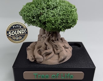 Tree of Life Model With Stand: Onboard Audio and Rechargeable Battery. Park Icon Edition.