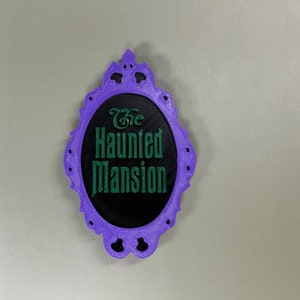Haunted Mansion 3D Printed Fridge Magnet - Disney Inspired Decor - Fun Kitchen Accessory