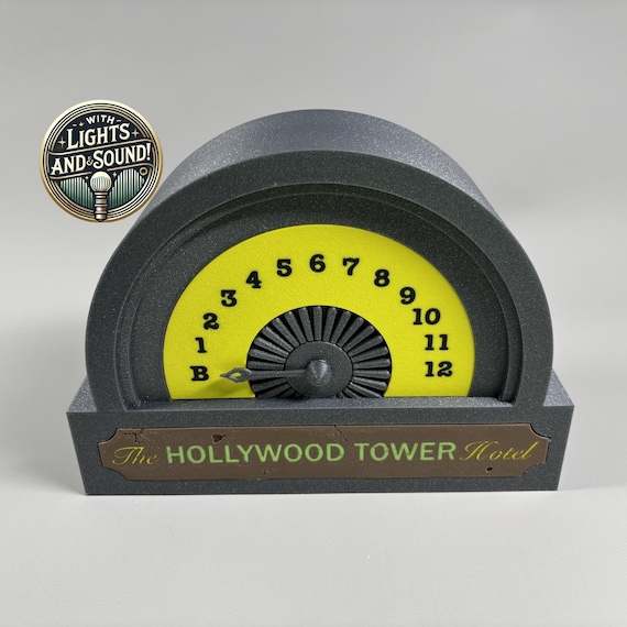 Tower of Terror Working Prop: Animated & Illuminated Elevator Dial