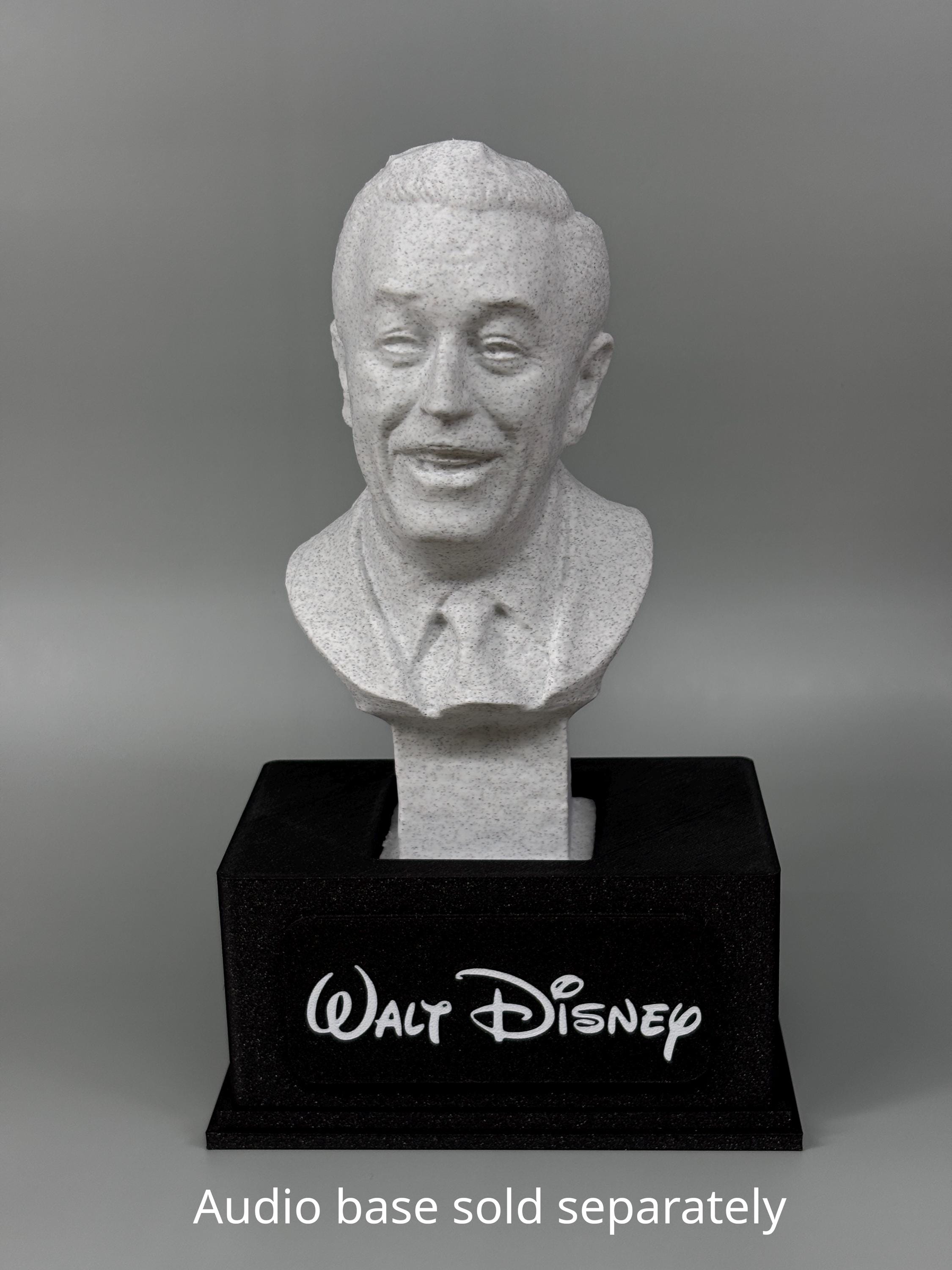 Walt Disney Bust Miniature - Marble Finish - Etsy
