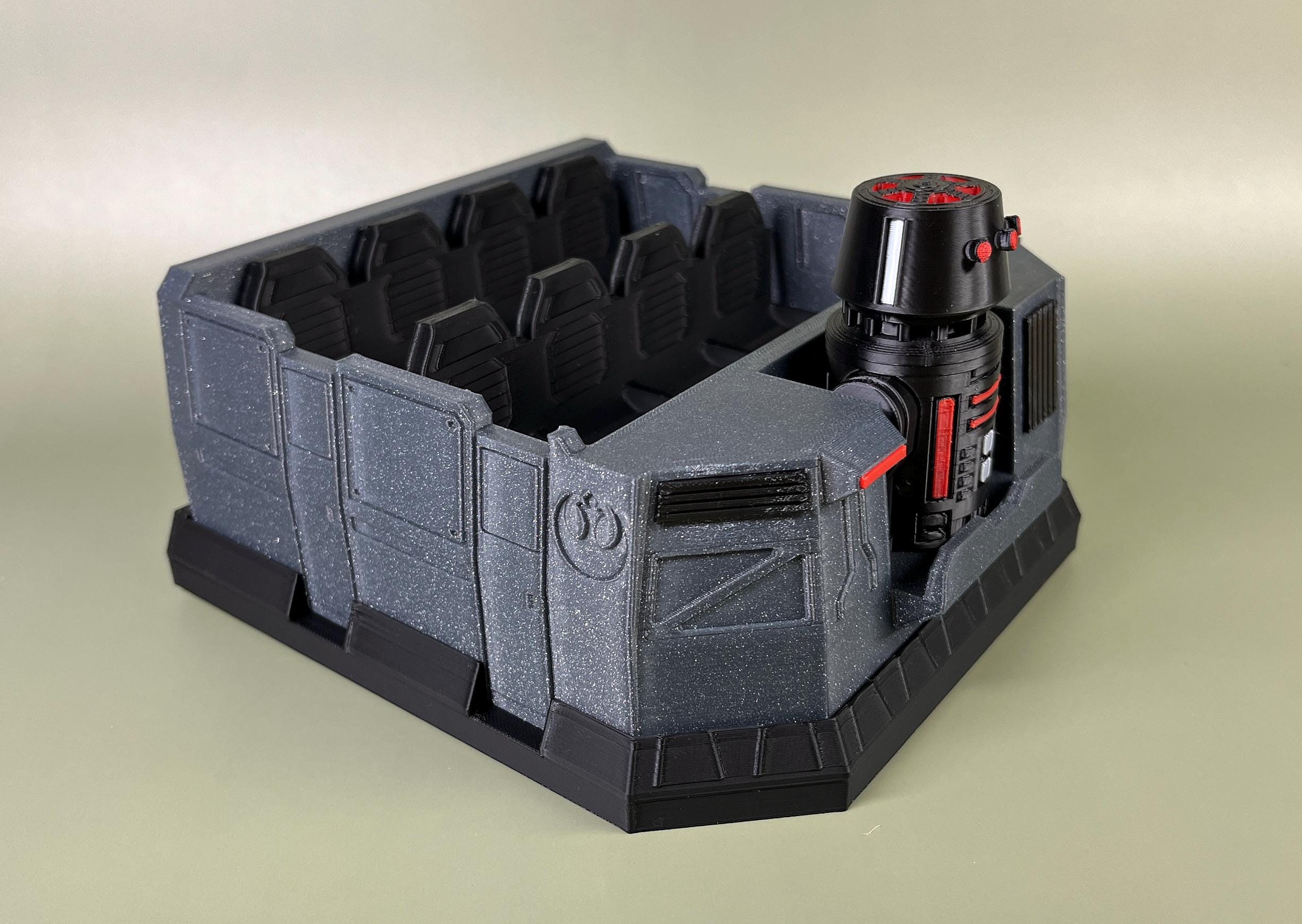 Rise of the Resistance Ride Vehicle With R5-D4 Droid - Fits 3.75